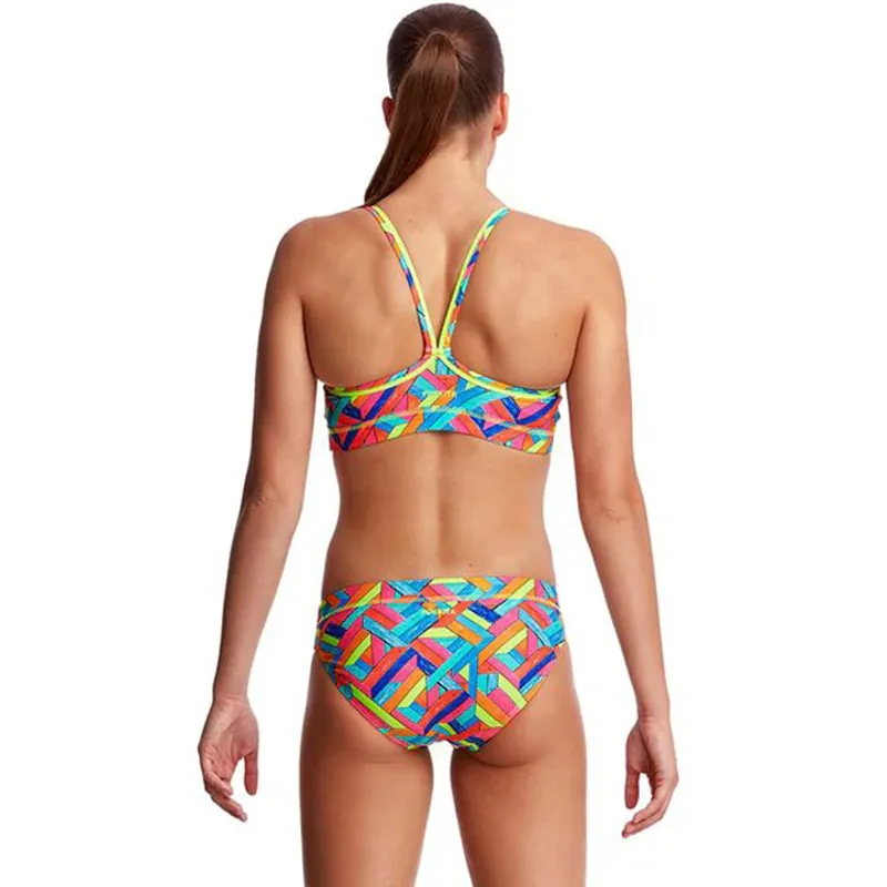 Funkita Women's Sports Brief - Panel Pop-3